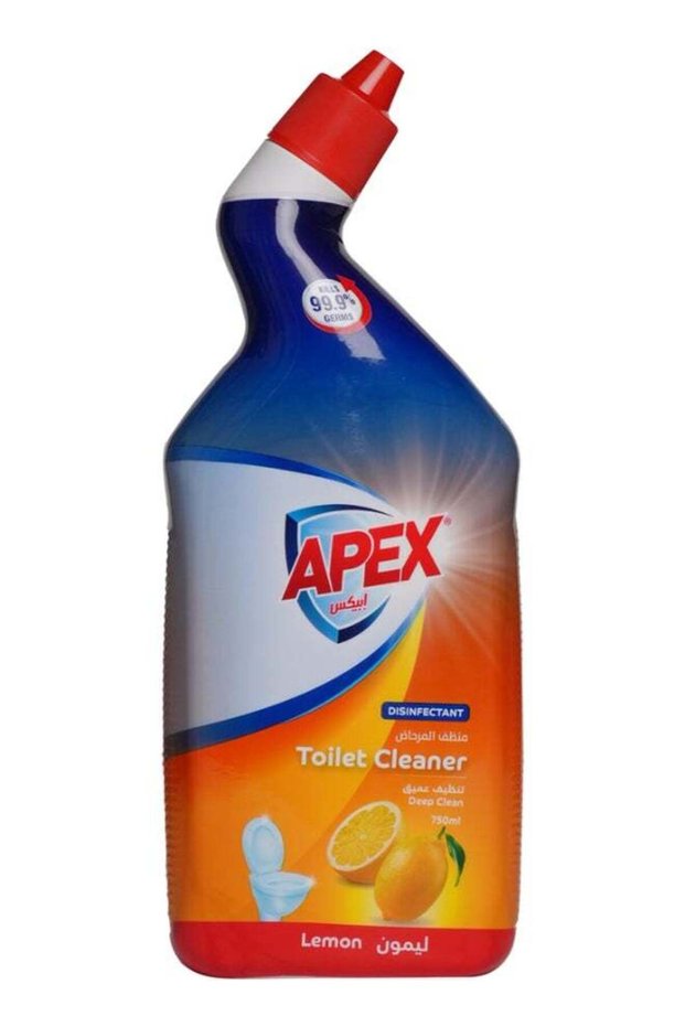 Toilet Cleaner Lemon 750ml Disinfectant Deep Clean Toilet Bowl Cleaner Removes Tough Stains Fresh Citrus Fragrance 750 ML