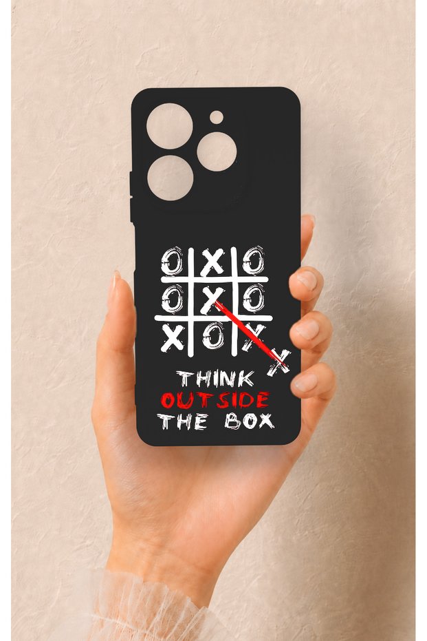 Tecno Spark 10 Pro Compatible Out Side the Box Patterned Silicone Case