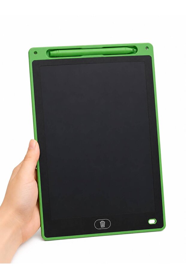 تابلت LCD للكتابة مقاس 10 بوصات - تابلت رقمي قابل للمسح للرسم والملاحظات مع قلم باللون الأحمر