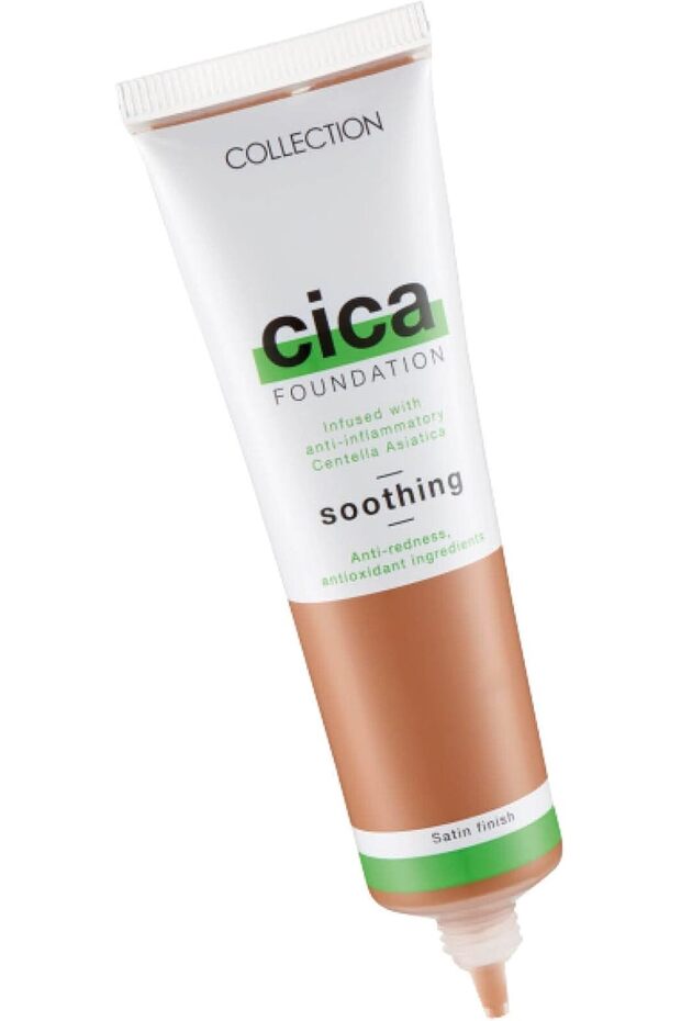 Hydrating Medium Coverage Cica Foundation Infused with Anti-Redness - Honey 30ml