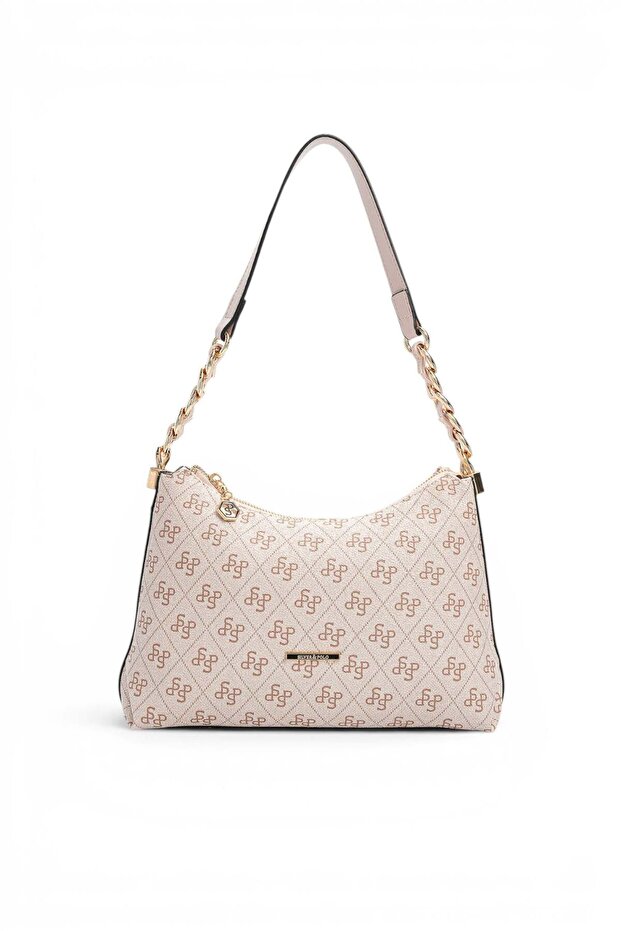Pink - Powder Monogram Women's Shoulder Bag Sp1290