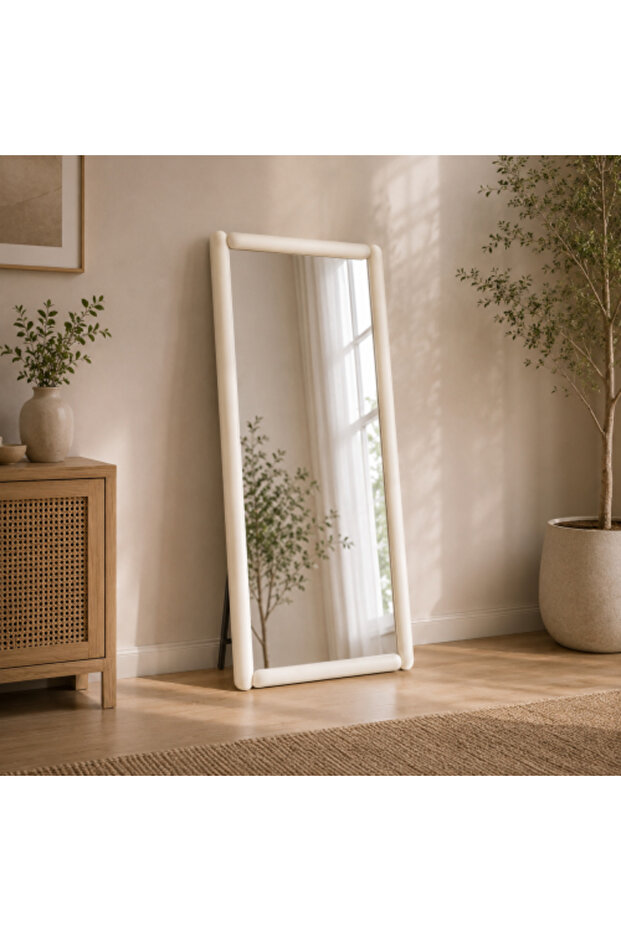 Off-white Stand Mirror 180x80 cm