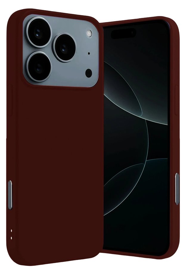 Aconcept iPhone 17 Pro Nano Inside Velvet Silicone (85432) - Burgundy
