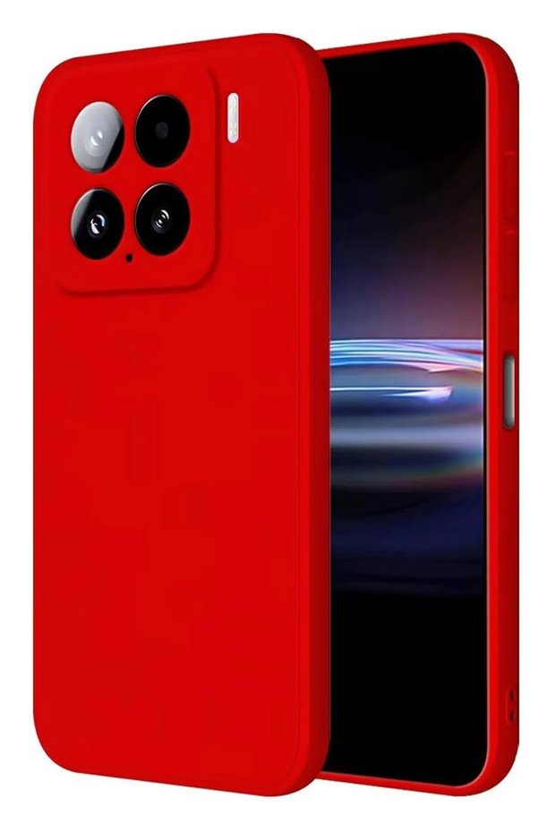 Aconcept Mi 15 Pro Case Nano Inner Velvet Silicone (130358) - Red