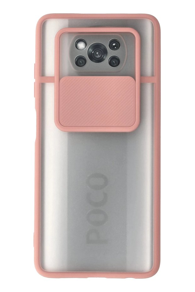 Aconcept Pohone X3 Case Palm Frosted Camera Sliding Silicone (110356) - Pink