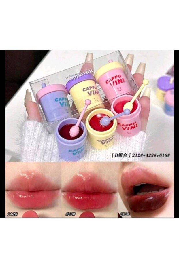 Cappuvini 3lü Gloss Set