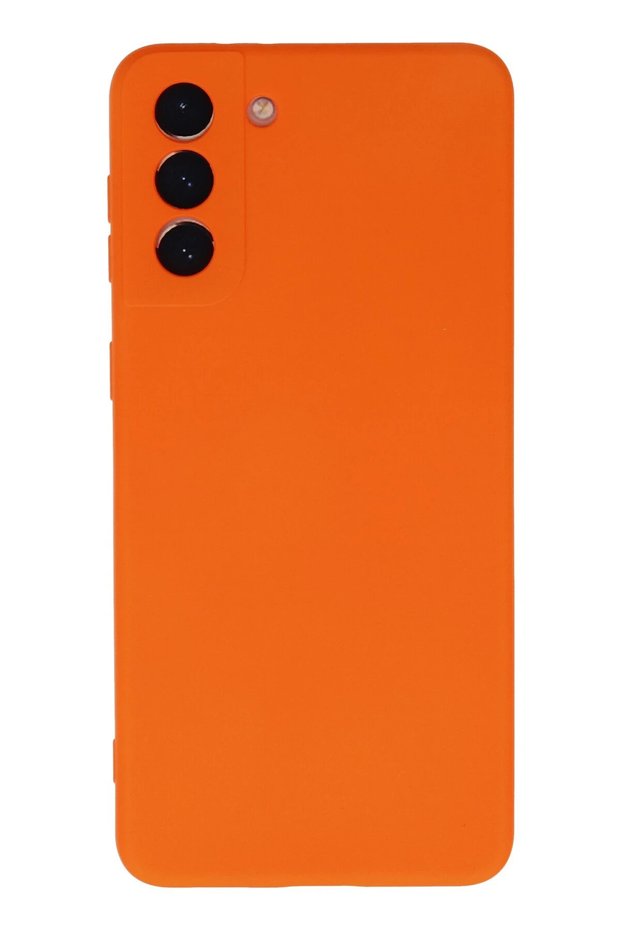 Aconcept Galaxy S21 Plus Case Nano Inside Velvet Silicone (11749) - Orange