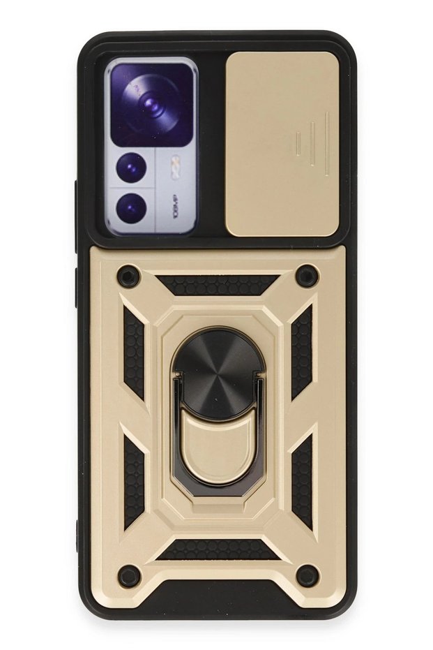 Aconcept Mi 12t Pro Case Pars Silicone with Lens Ring (41648) - Gold