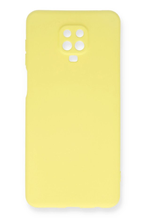 Aconcept Redmi Note 9 Pro Case Nano Velvet Silicone (81503) - Yellow