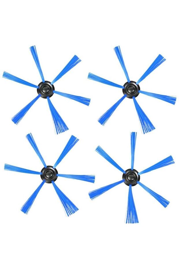 4-piece set of side brushes, cleaning brushes, and accessories for Philips FC8810, FC8820, and FC8832 robot vacuums.