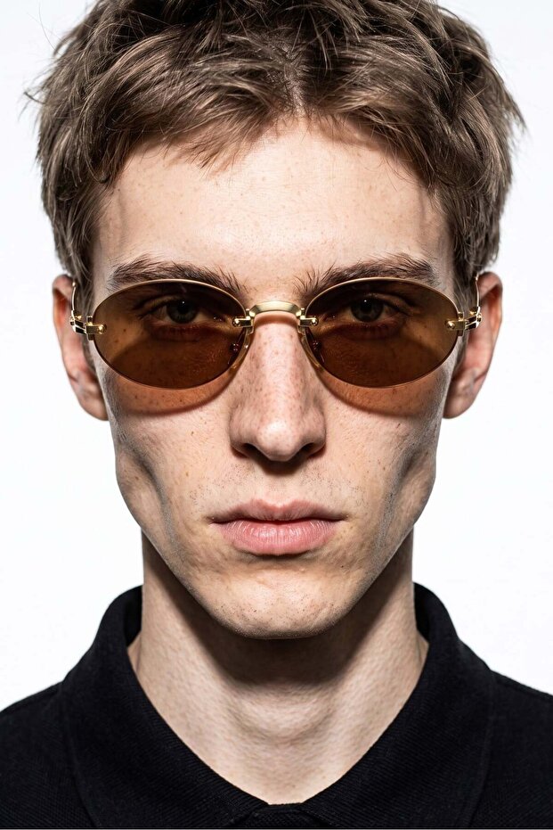 Berry Gold Brown Men's Sunglasses