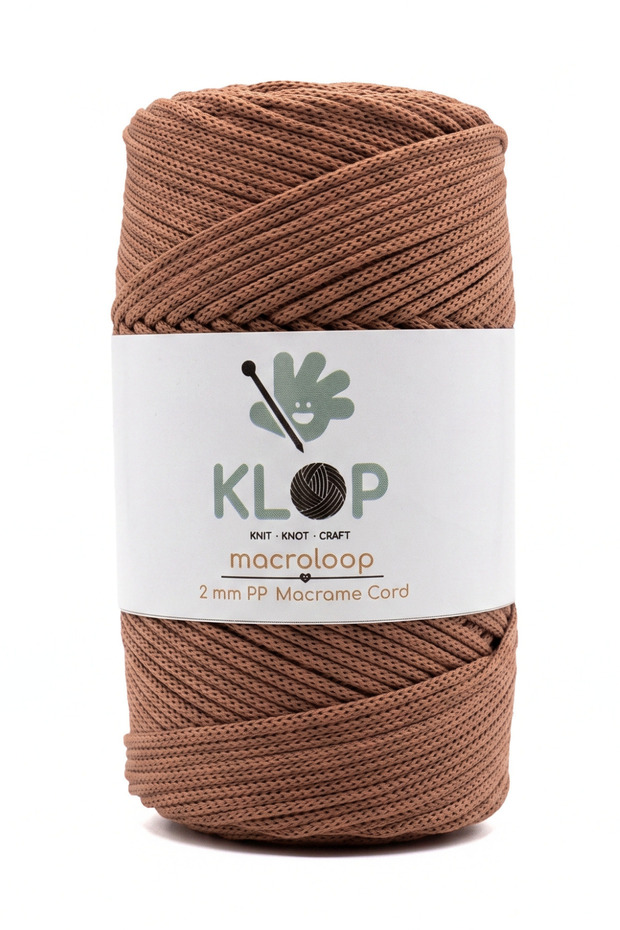 Premium 200 Gr Polyester Macrame Cord 2 mm - 230 m Supla Cord and Bag Thread Copper