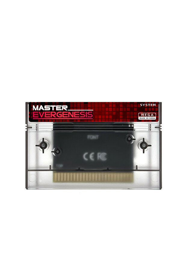Transparent ED MS 1400 in 1 Game Cartridge Master System Flash Card With 4GB TF Card For SEGA Master