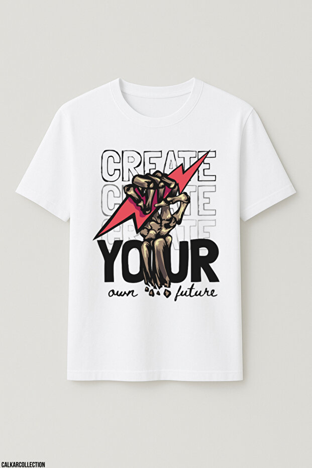 Unisex Oversize Create Your Own Future Tshirt