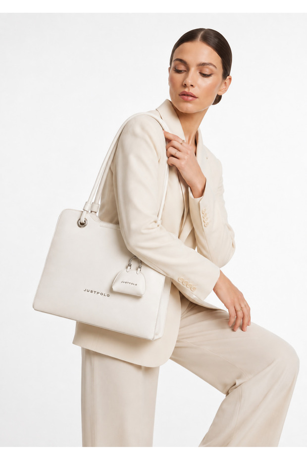 Organized Internal Structure Women's Hand and Shoulder Bag