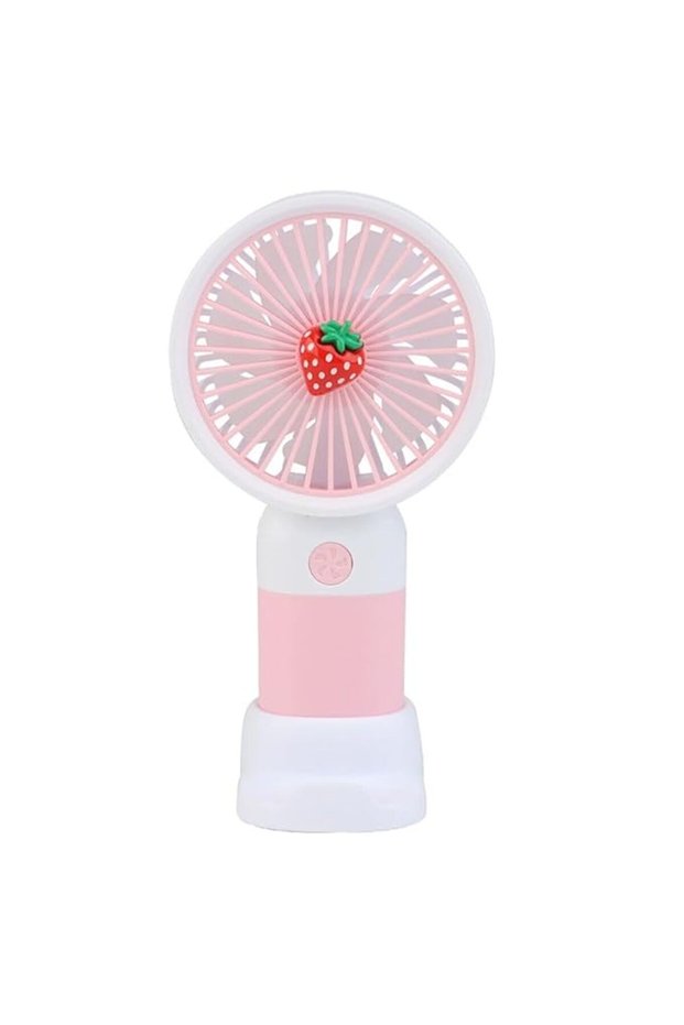 Handheld Mini Fan 400mAh Rechargeable Battery Portable Personal Handheld Fan Supports 3 Battery Speeds Perfect for Outdoor Travel
