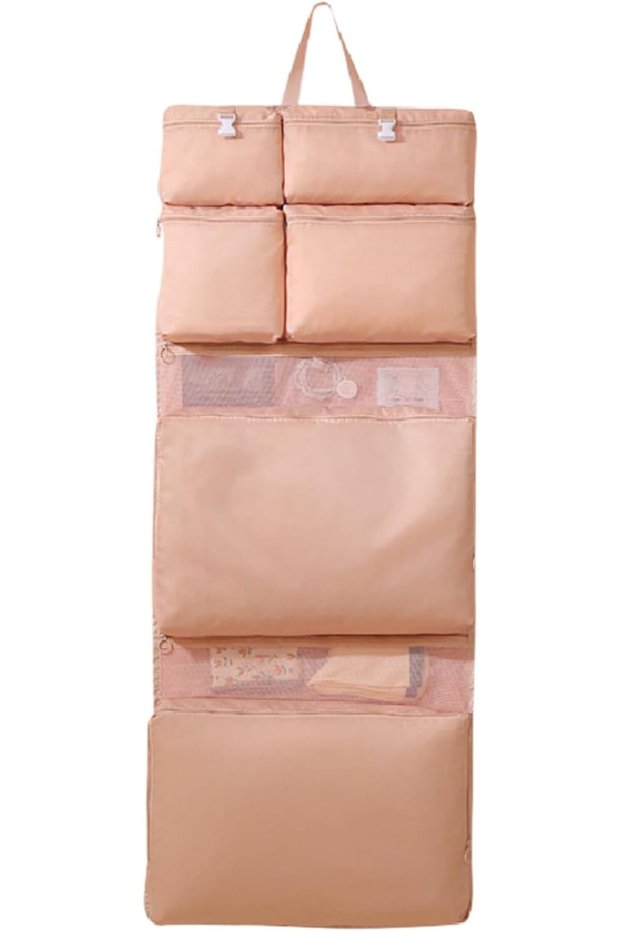 Travel organizer bag, large hanging garment protector, portable suit organizer bag, suitable for suitcases, wardrobes, and business travel.