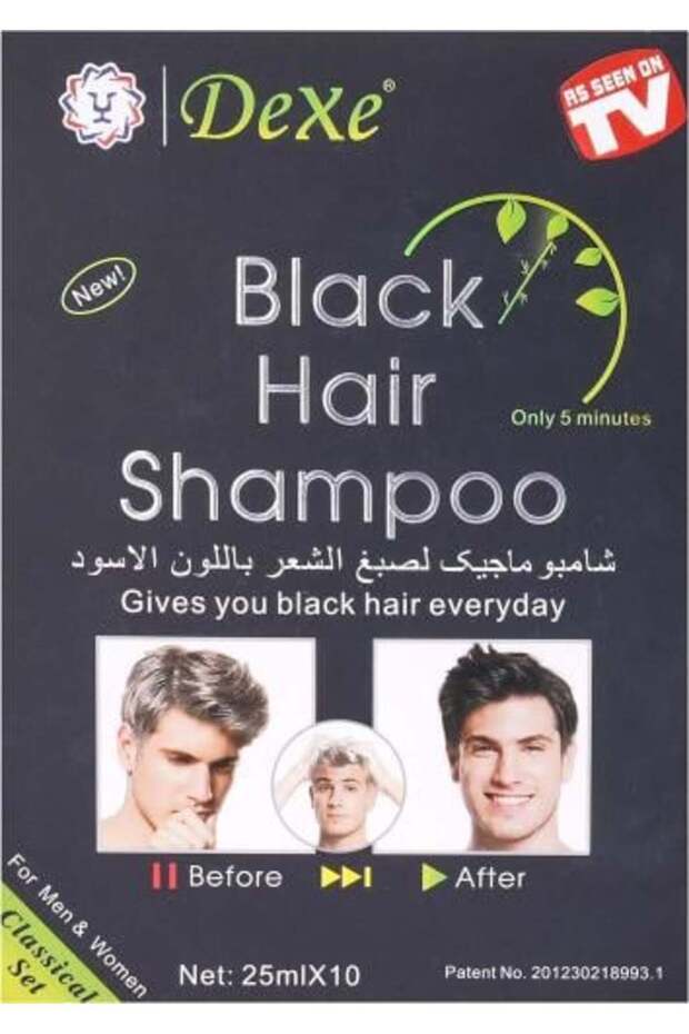 Magic Hair Dye Shampoo Black 25ml