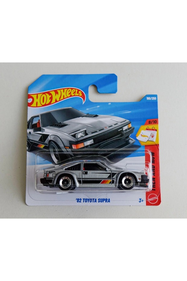 1:64 1982 Toyota Supra Silver 190/250 Then and Now Series Model Car