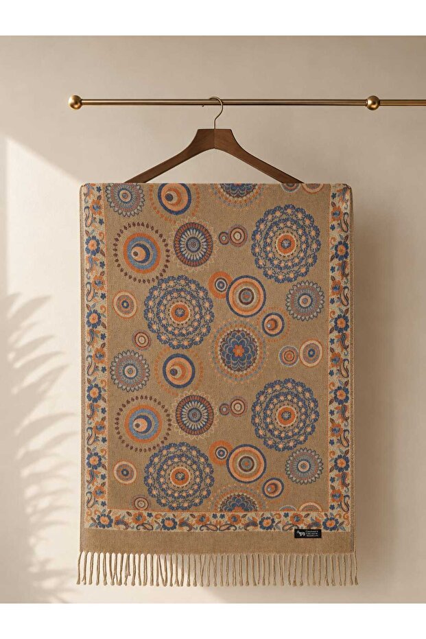 شال كشمير فاخر للكتف مقاس 70 × 200 سم