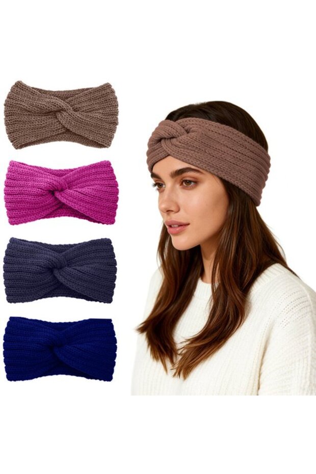 4 women's headbands 21x11cm yoga.