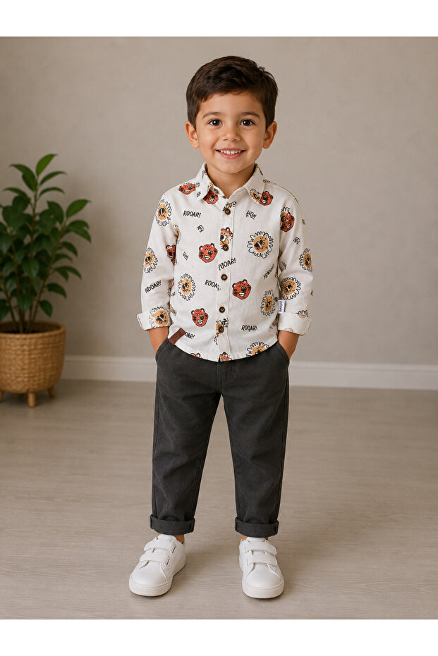 Boy's Shirt and Pants Set