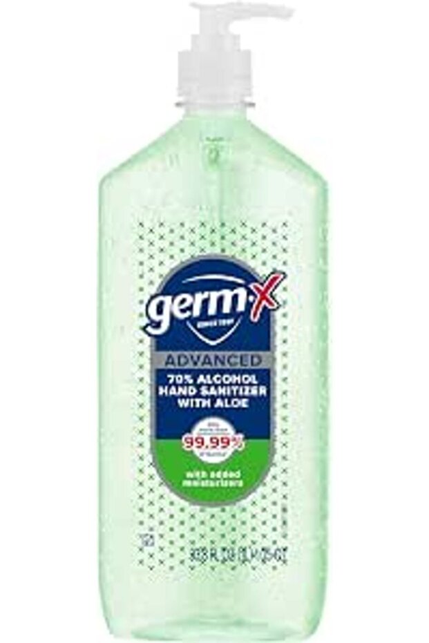 Advanced Hand Sanitizer with Aloe and Vitamin E, Non-Drying Moisturizing Gel, Instant and No