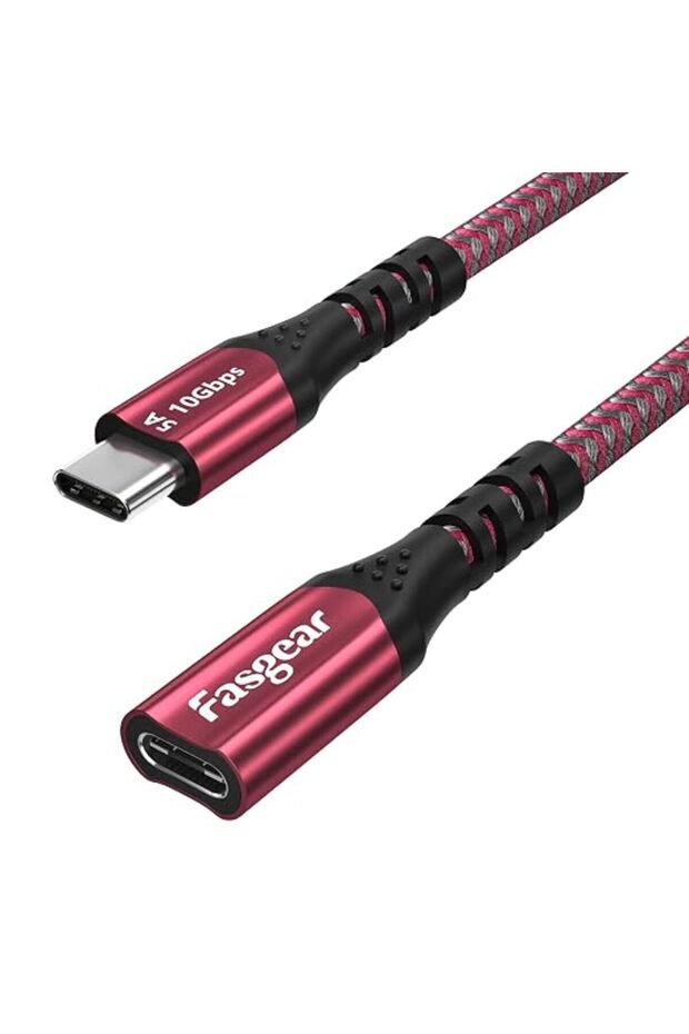 كابل من فاسجير بطول 1 متر نوع USB-C متوافق مع ماك بوك برو وديل XPS وسويتش دوك والشاشة | USB 3.1 الجي