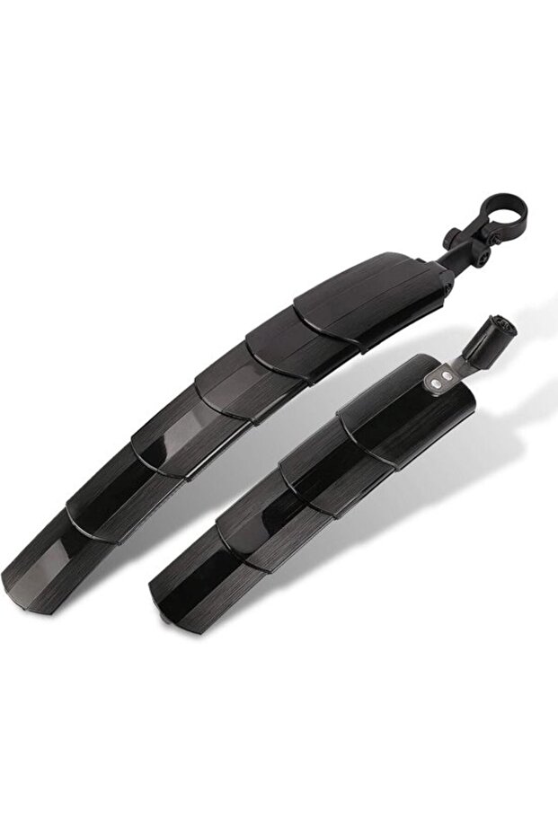 Black retractable universal mudguards.