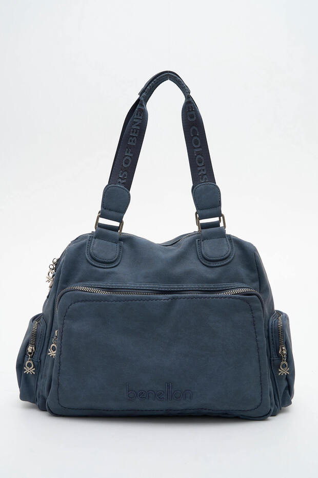 Benetton Women's Shoulder Bag Dark Blue Bnt1876