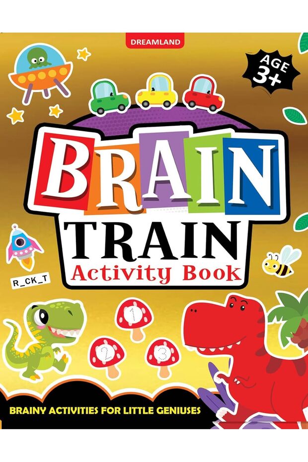 - Brain Train Activity Book for Kids Age 3+ - With Colouring Pages, Mazes, Puzzles and Word searches Activities