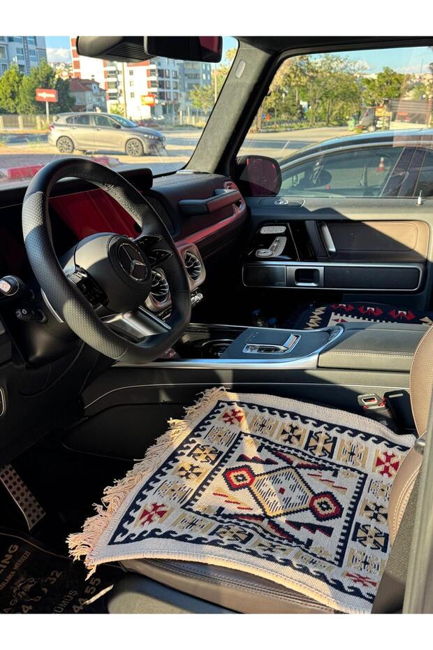 Car Seat Cover Double-Sided 3-Piece Universal Car Cushion Washable Modern Floor Mat