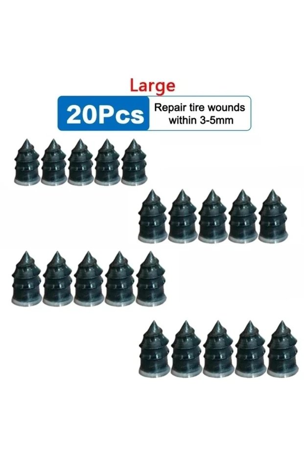Large 20pcs 10-20pcs Car Motorcycle Vacuum Tyre Repair Nails Truck Scooter Bike UniversalTire Punctu