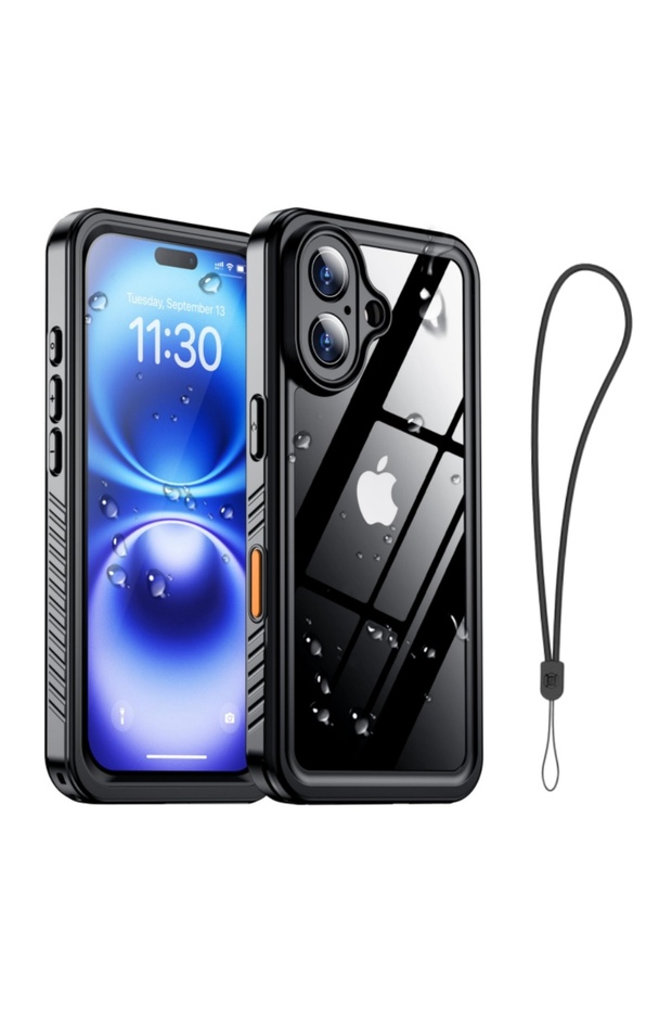 iPhone 16 black Shellbox Professional Waterproof Case Suitable for iPhone 16ProMax 17 Air 15 14Pro P