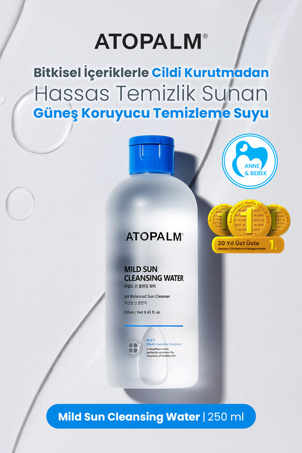 Sunscreen Cleansing Water Offering Herbal, Gentle Cleansing Mild Sun Cleansing Water