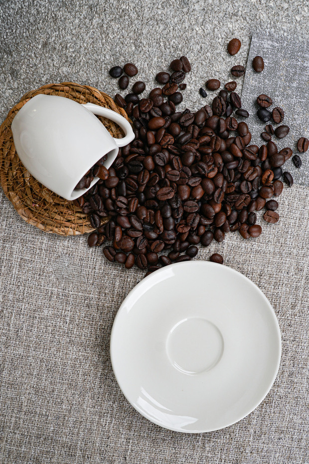 Şira 4 Piece Porcelain Coffee Cup Set for 2 People
