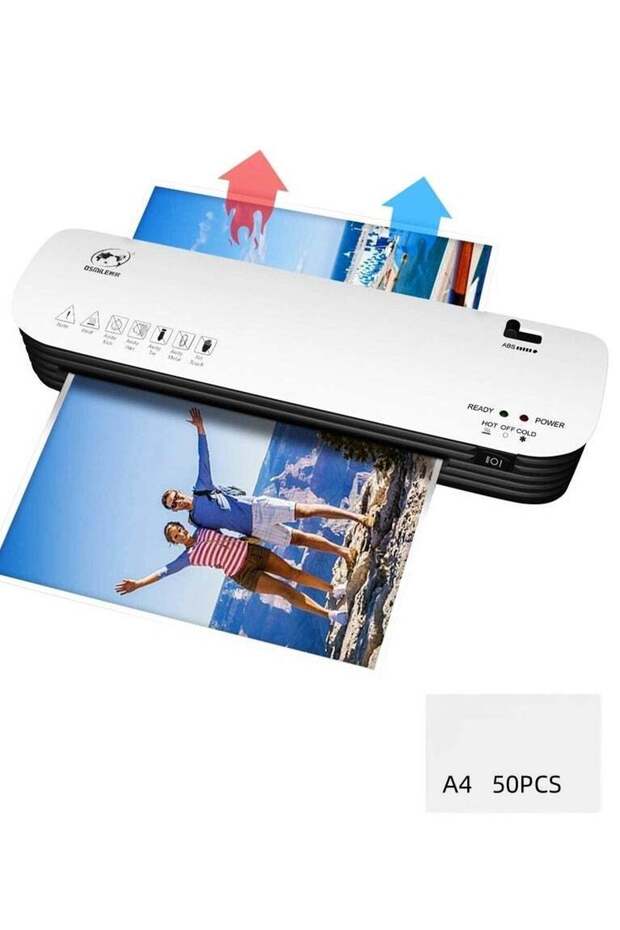 آلة تغليف حراري وبارد SL299، آلة تغليف A4 بنظام بكرتين للترقيق الساخن والبارد مع زر ABS للاستخدام المنزلي والمكتبي والمدرسي