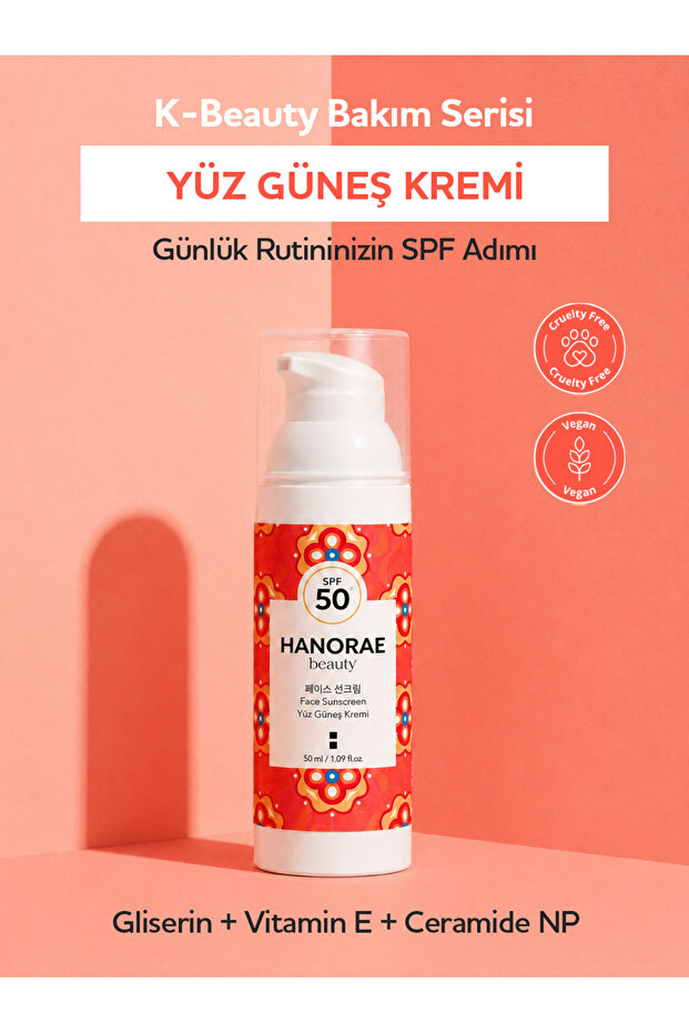 Spf 50+ Face Sunscreen Moisturizer Daily Protection 50 ml