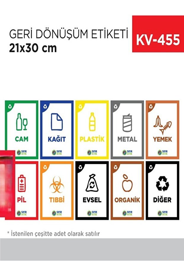 Recycling Label 21X30 cm