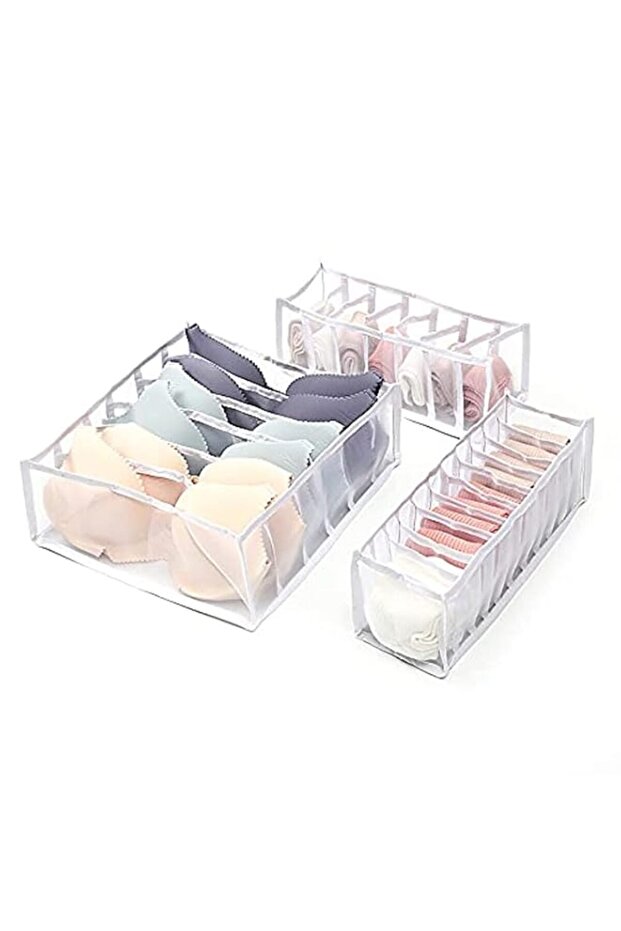 Thickening Collapsible Storage Boxes - Set of 3 Pieces
