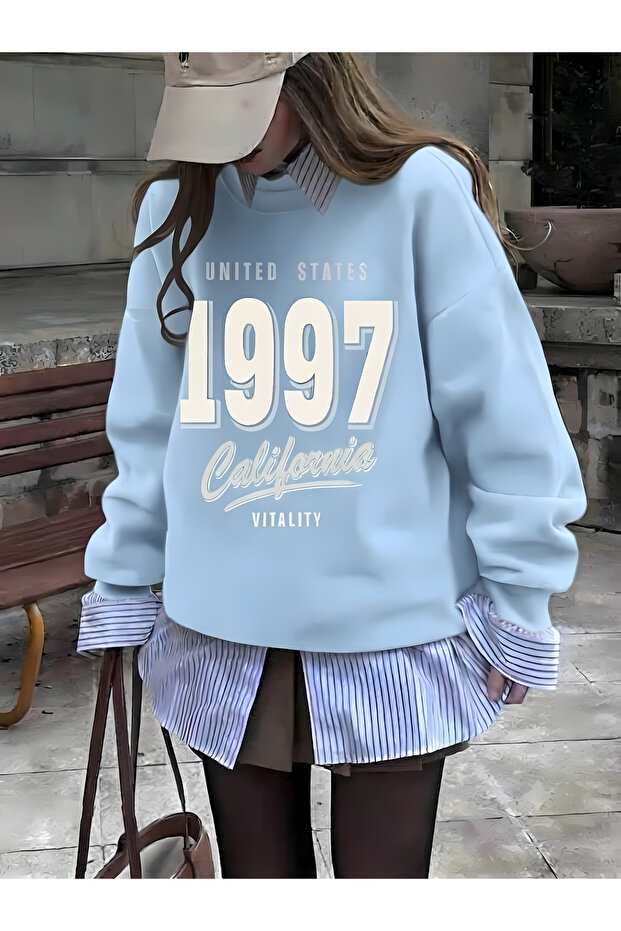 California 1997 Printed Women's Sweatshirt