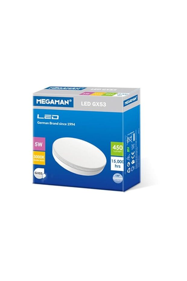 Megaman Led GX53 5W 3000k Warm White