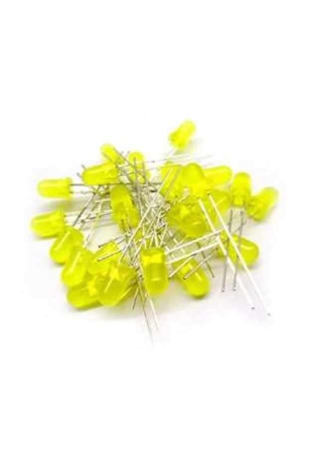 KNP 5MM LED YELLOW 200pcs/pack is a , energy-efficient light-emitting diode that emits a bright yellow light.