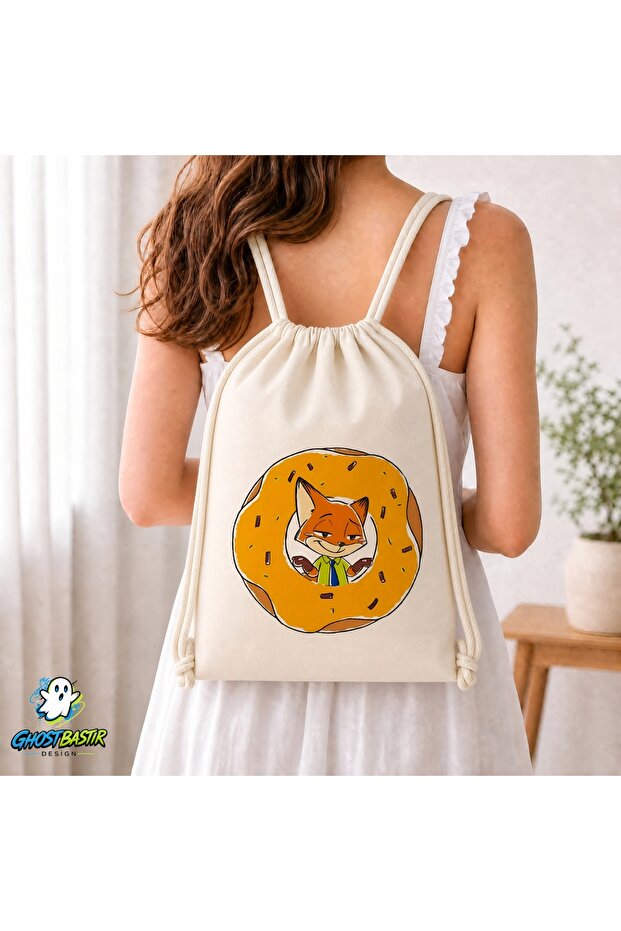 Zootropolis Drawstring Linen Bag C380