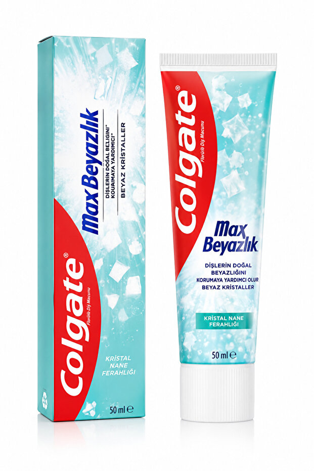 Max Whitening Whitening Fluoride Toothpaste Crystal Mint Freshness 50 ml