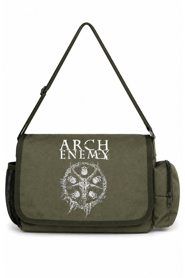 Arch Enemy Rock Metal Music Band Printed Unisex School, Sports, Office Multi-Purpose Messenger Bag