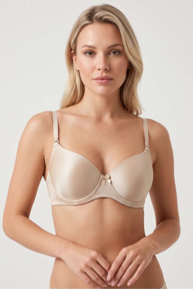 Women's Skin Supported Push up Bra with Ears