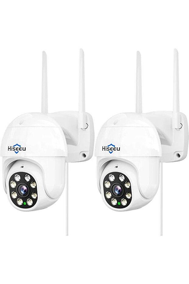 2K Wireless Security Camera, Pan-Tilt-Zoom Digital Camera with Motion Tracking Floodlight and 3m Wi-Fi