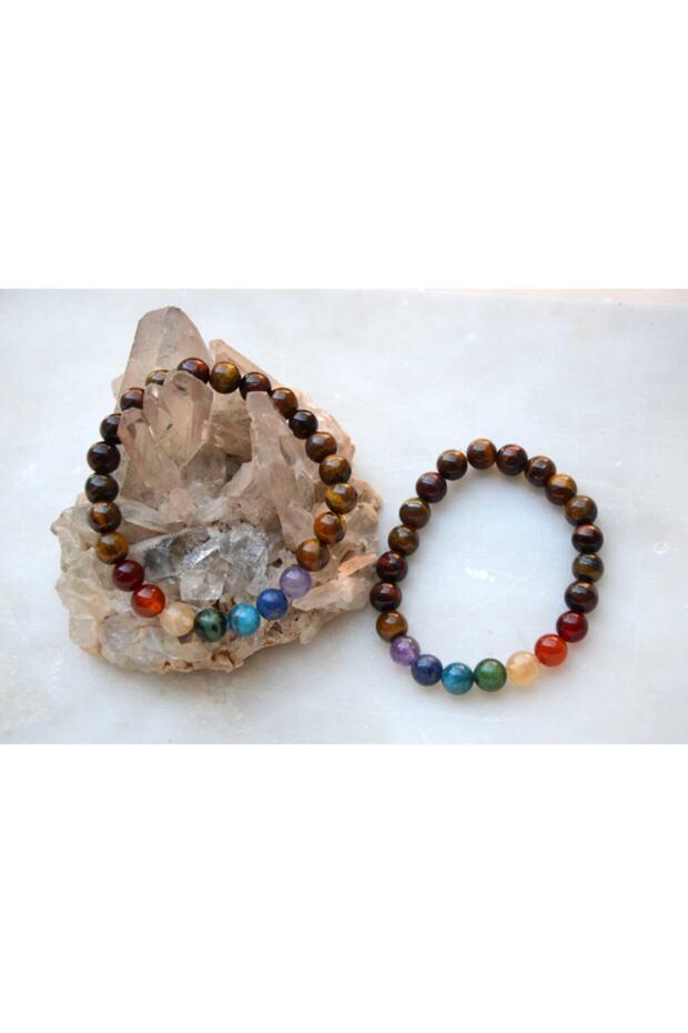 Couple Combination Bracelet - 8mm Chakra Bracelet Lover Combination
