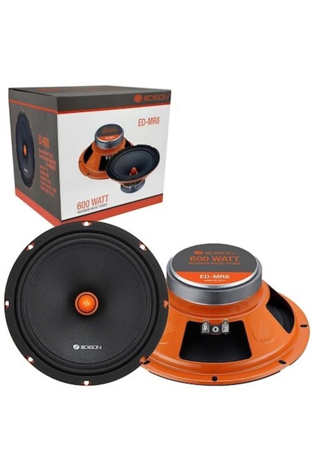 Oto Mıdrange 20cm 600w 80w Rms Pro 2 Adet Edıson Ed-mr8 - 1
